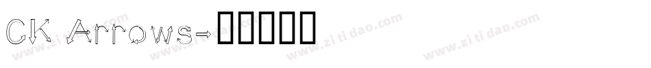 CK Arrows字体转换